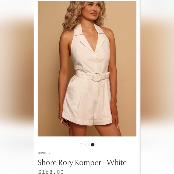 Shore  Linen Rory Romper - Picture 4 of 4